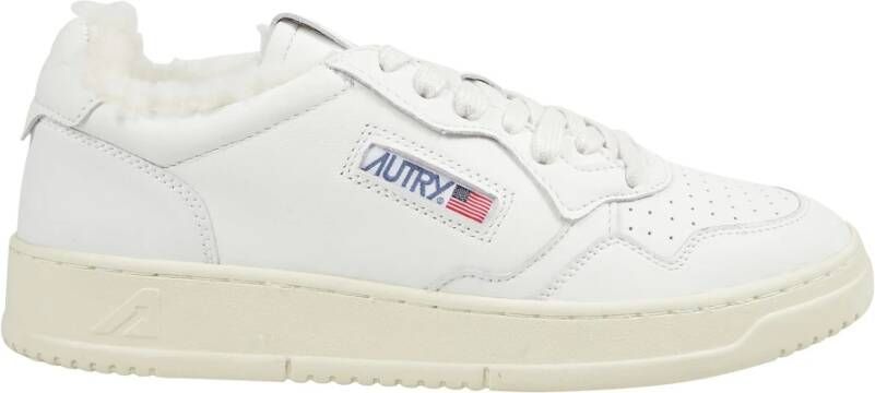 Autry Shearling White Lage Sneakers White Heren