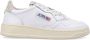 Autry Slangenhuid Sneakers met Multi-Layer Inzetstukken White Dames - Thumbnail 1