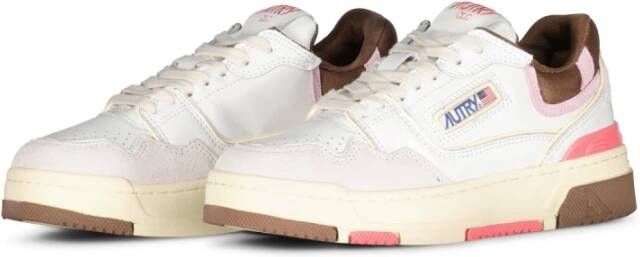 Autry Sneaker met kleurdetails en comfortabel materiaal White Dames