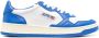 Autry Lage Leren Sneakers in Vintage Stijl Prins Blauw Multicolor Dames - Thumbnail 4