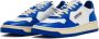 Autry Lage Leren Sneakers in Vintage Stijl Prins Blauw Multicolor Dames - Thumbnail 6