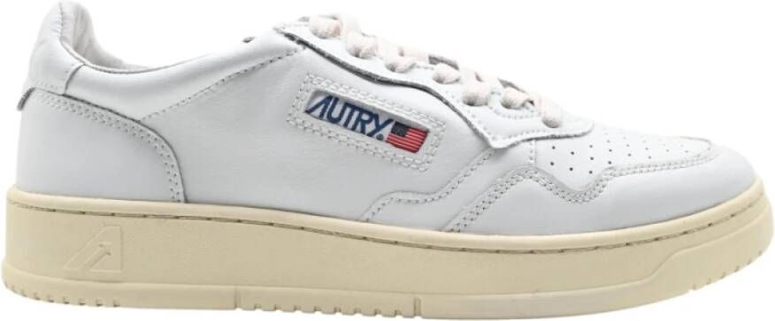 Autry Sneakers in wit leer White Heren