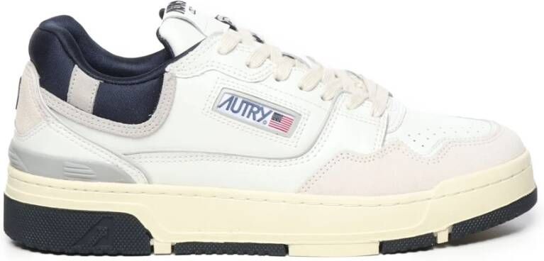 Autry Sneakers met leren en suède bovenwerk White Heren