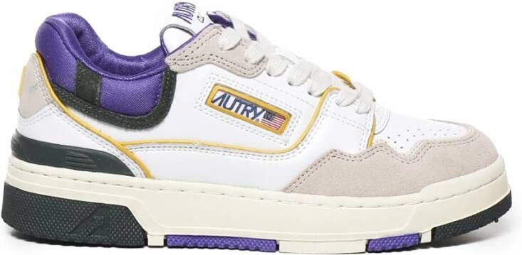 Autry Multikleur Sneakers met Kalfsleer en Suède Multicolor Dames