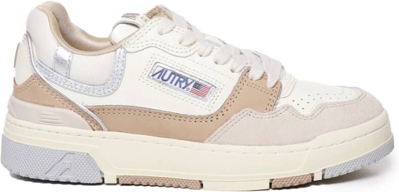 Autry Sneakers met Suède Inzetstukken en Logo Multicolor Dames