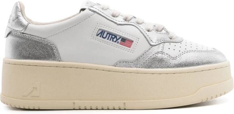 Autry Sneakers met verhoogde zool Gray Dames