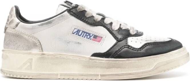 Autry Zwarte Vintage Sneakers Multicolor Dames