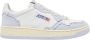 Autry Witte Leren Sneakers met Blauwe Stof Multicolor - Thumbnail 5