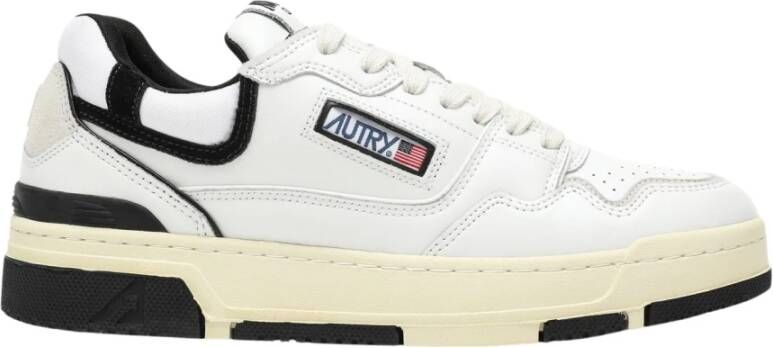 Autry Moderne CLC Sneakers met Levendig Basketbal-geïnspireerd Design White Heren