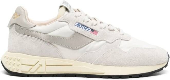 Autry Reelwind Sneakers Vintage-geïnspireerde Prestatieschoenen Beige