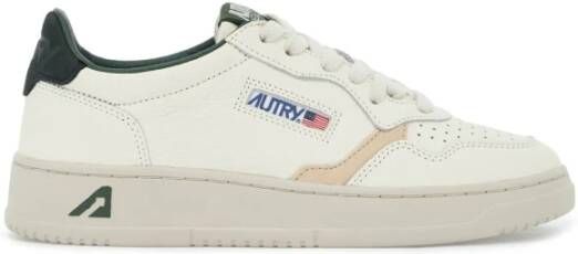 Autry Sneakers van geperst leer met suède detail White Heren