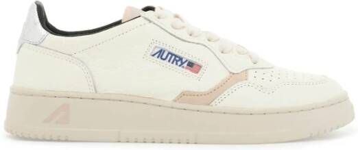 Autry Sneakers van gestempeld leer met contrastdetail White Dames