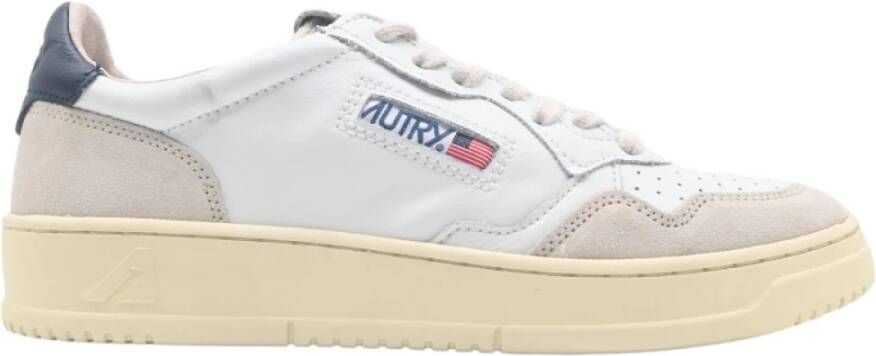 Autry Sneakers van leer en suède Multicolor Heren