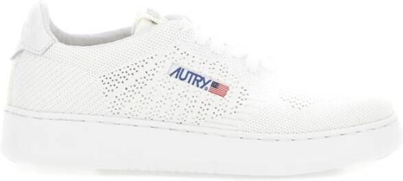 Autry Witte Easeknit Lage Sneakers White Dames