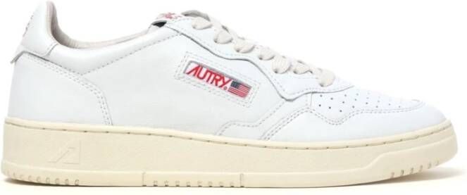 Autry Witte lage top sneakers White Heren