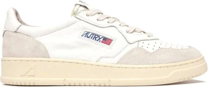 Autry Witte Sneakers Medalist Low Man White Heren