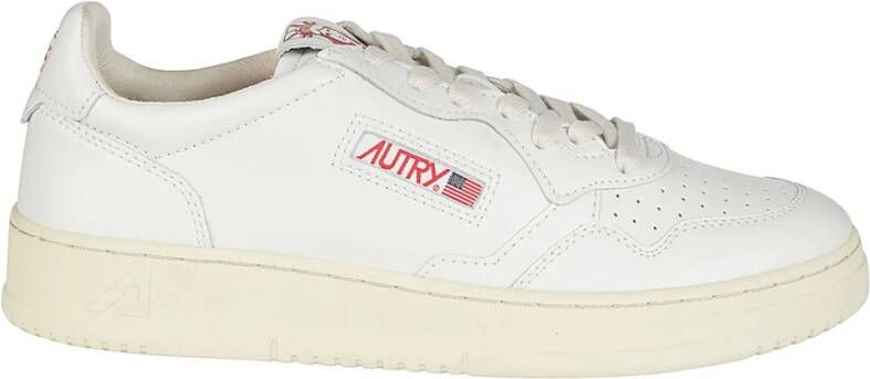 Autry Witte lage top sneakers White Heren