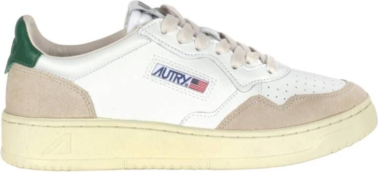 Autry Ls23 Leren en su?de sneakers Wit Dames