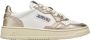 Autry Witte Platina Leren Sneakers Vintage-geïnspireerd Wit Dames - Thumbnail 100