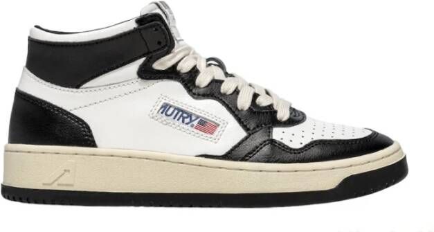 Autry Witte Mid Basketbalschoenen White Dames