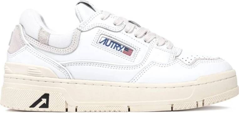 Autry Moderne CLC Sneakers met Levendig Basketbal-geïnspireerd Ontwerp White