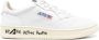 Autry Leren Sneakers met Slogan Print voor Heren White Heren - Thumbnail 1