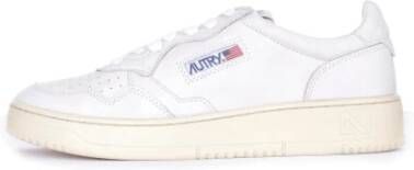 Autry Trendy Leren Sneakers voor Heren White Heren