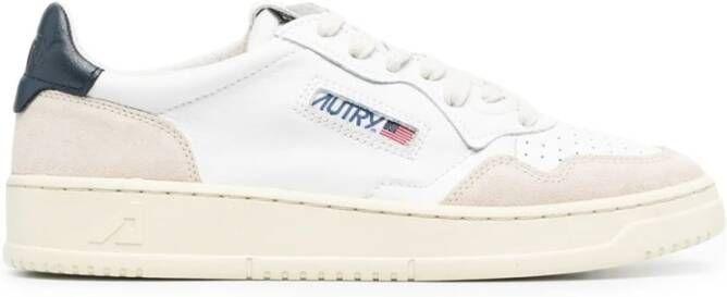 Autry Sneakers Wit Blauw Laag Model White Heren