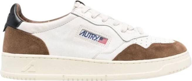 Autry Vintage geïnspireerde Medalist Low Sneaker voor White