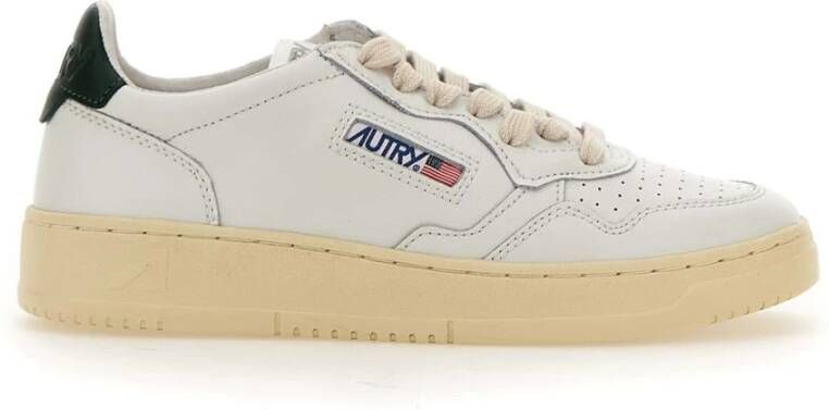 Autry Vintage 1980s Medalist Lage Sneakers White