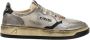 Autry Vintage Zilver Wit Leren Sneakers Multicolor Heren - Thumbnail 13