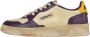 Autry Vintage Witte Sneakers Geel Paarse Rand Purple Heren - Thumbnail 12