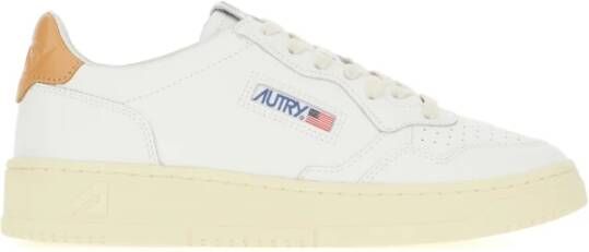 Autry Witte vetersneakers met gewatteerde enkels White