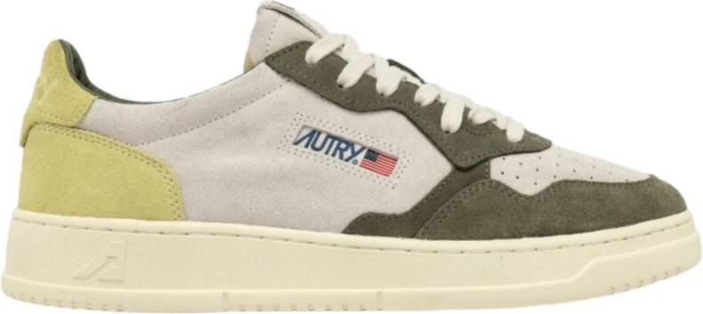 Autry Stijlvolle Sneakers voor Mannen Beige Heren