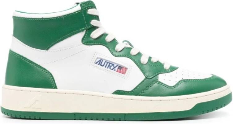 Autry Stijlvolle Sneakers voor Mannen en Vrouwen Green Heren