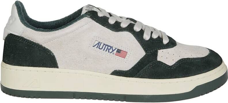 Autry Suede Hair Medalist Low Sneakers Green Heren