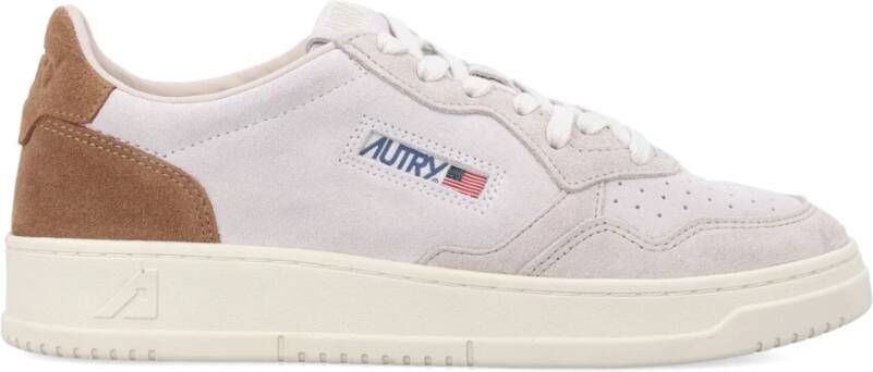 Autry Suède lage sneakers met borduurdetails Multicolor Heren