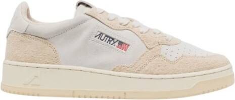 Autry Beige Sneakers van runderhuid met veters Beige Heren