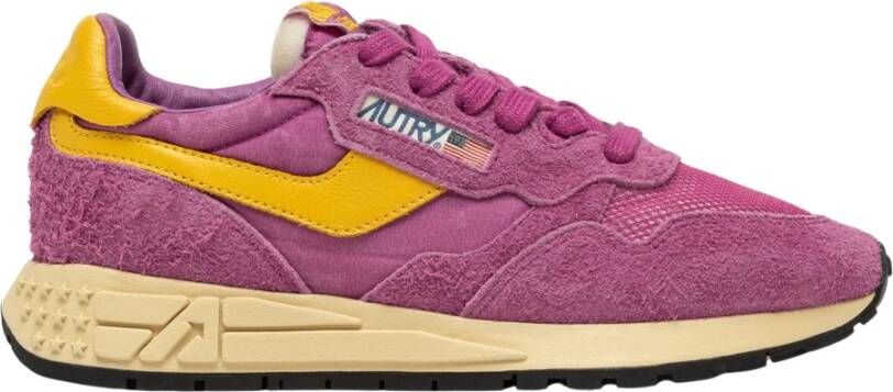 Autry Suede Net Rose Calen Schoenen Pink Dames