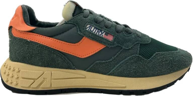 Autry Suede Reelwind Sneakers Green Heren