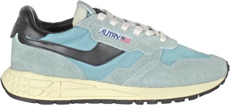 Autry Suede Sneakers met Running Sole Blue Dames