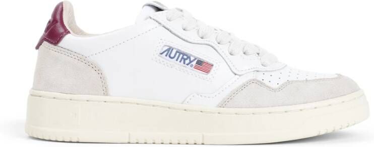 Autry Suede Sneakers Wit Medalist Stijl White Dames