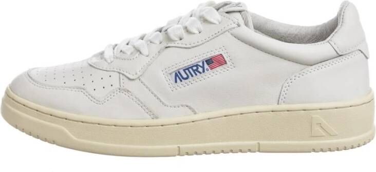 Autry Trendy Leren Sneakers voor Heren White Heren