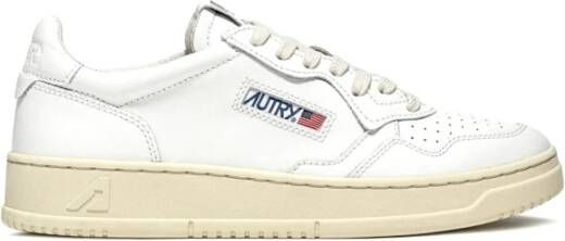 Autry Vintage-geïnspireerde witte sneakers White Dames