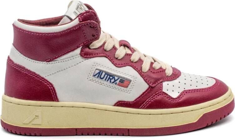 Autry Bicolour Vintage High Top Sneaker Meerkleurig Dames