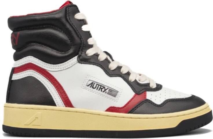 Autry Vintage hoge sneakers Zwart Dames