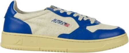 Autry Vintage Lage Canvas Sneakers Blue Heren