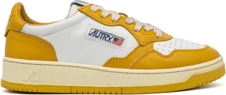 Autry Vintage lage sneakers Yellow Heren