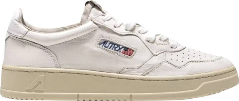 Autry Vintage Leren Sneaker Wit White Dames