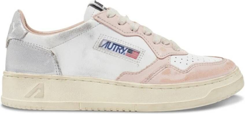 Autry Vintage Low Medalist Sneakers White Dames